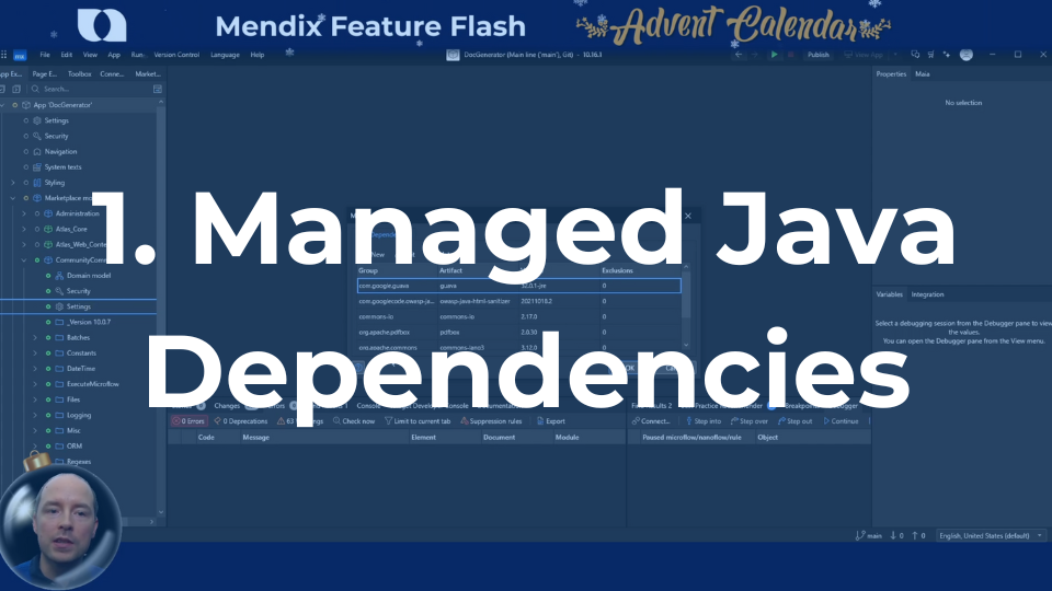 Managed Java Dependencies