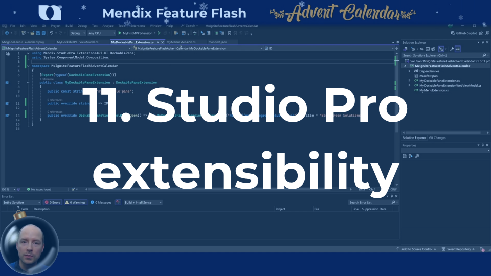 Studio Pro extensibility