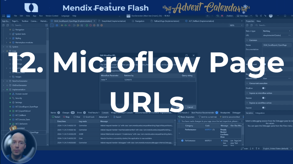 Microflow/Page URLs