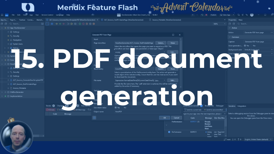 PDF document generation