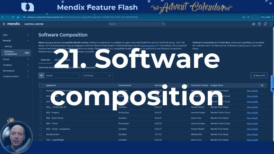 Software composition