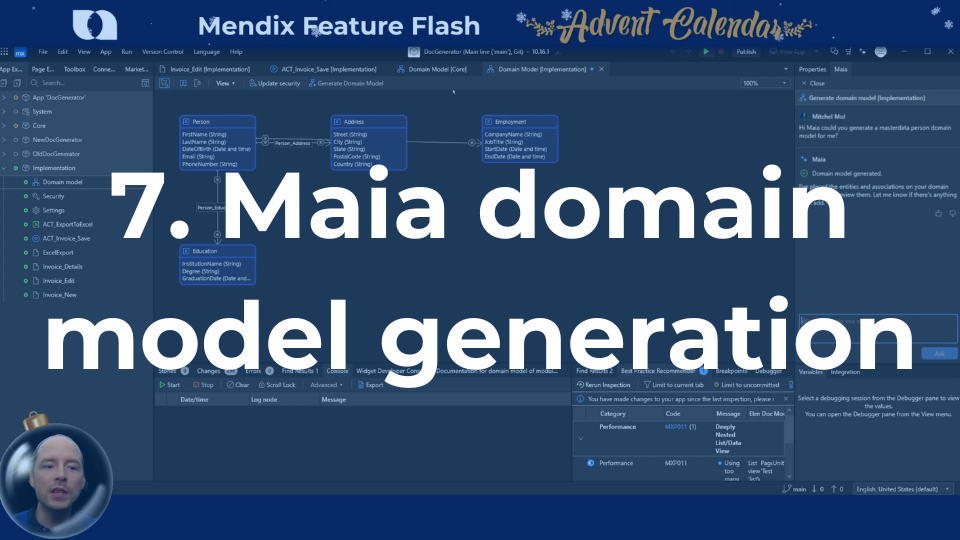 Maia domain model generation