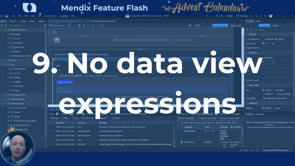 No data view expressions